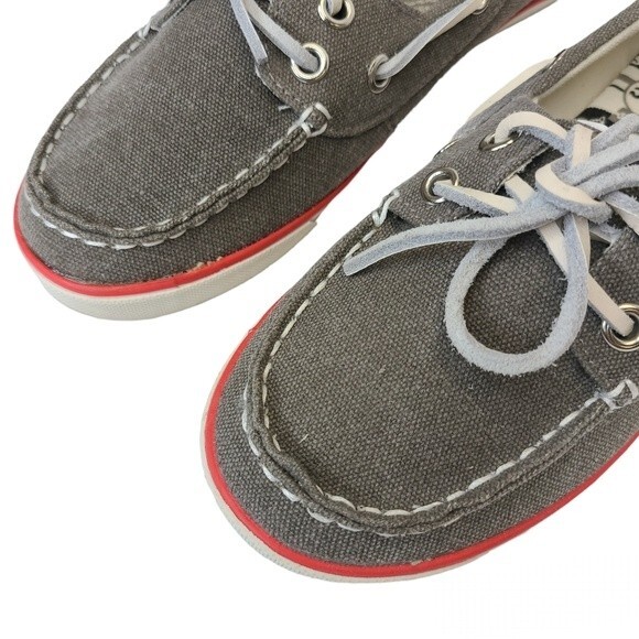 NIB Zigi Rock & Candy Grey Boatie Loafers 6 - Picture 5 of 9